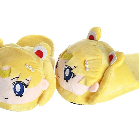 NEW Sailor Moon anime slippers with face of Usagi Tsukino - Picture 3 of 5